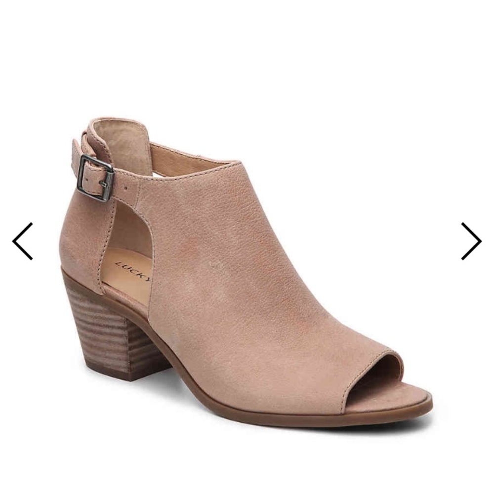 Lucky Brand Barimo Peep Toe Booties
